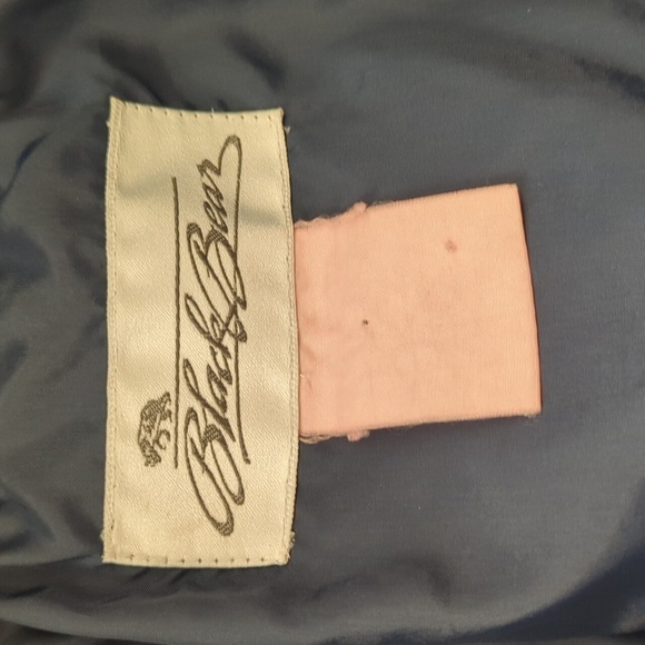 vtg Ski junkie Jacket Red Puffer Quilted retro Ski Bum resort patches sz M - Picture 11 of 15